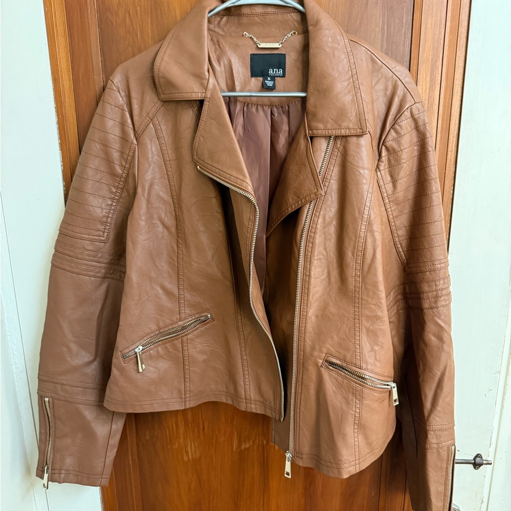 a.n.a faux leather jacket